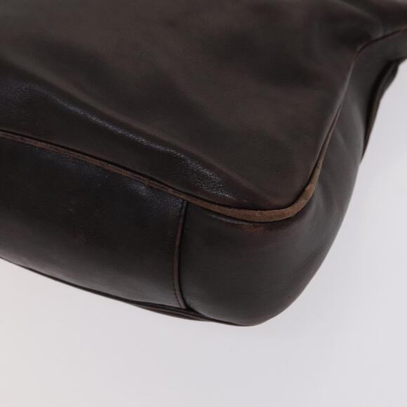 GUCCI Bamboo Hand Bag Leather Brown Gold 001 1705 001 1705 - Picture 10 of 16